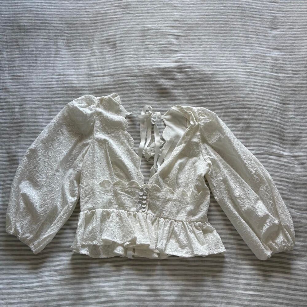 For-love-lemons Women's White Blouse